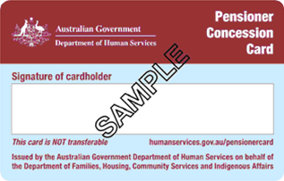 Order new concession opal card